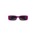 Balenciaga Rectangular Frame Sunglasses — Pink – Fuchsia 016