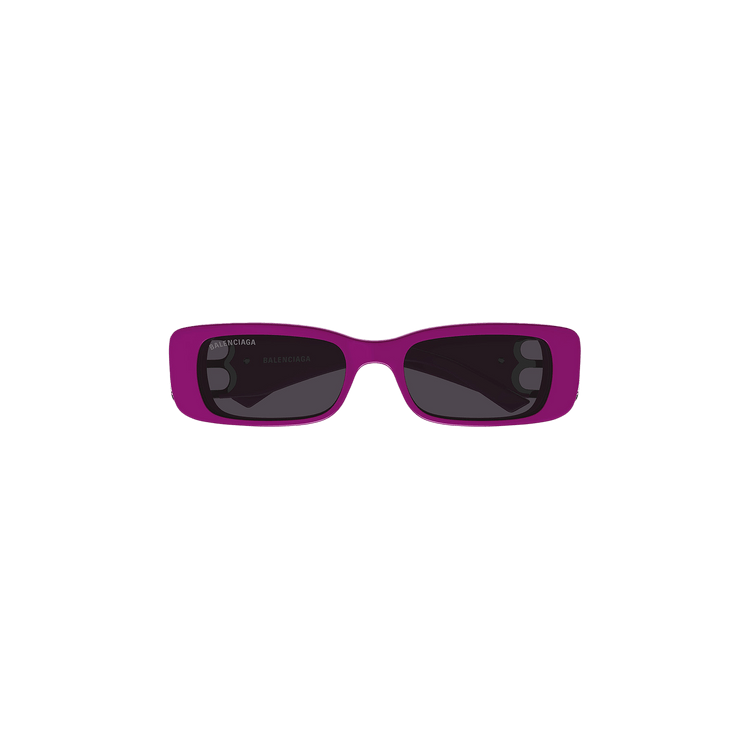 Balenciaga Rectangular Frame Sunglasses — Pink – Fuchsia 016