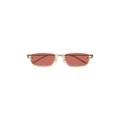 Gucci Rectangular Frame Sunglasses — Red – GG1278S 003