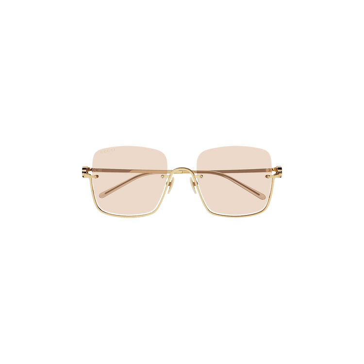 Gucci Square Frame Sunglasses — Gold – GG1279S 005