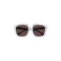 Gucci Square Frame Sunglasses — White