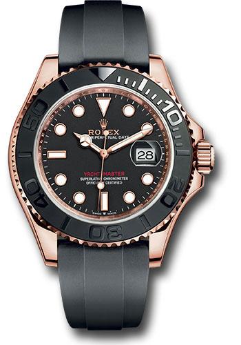 rolex-everose-gold-yacht-master-40-watch-black-dial-oysterflex-strap-126655-bk
