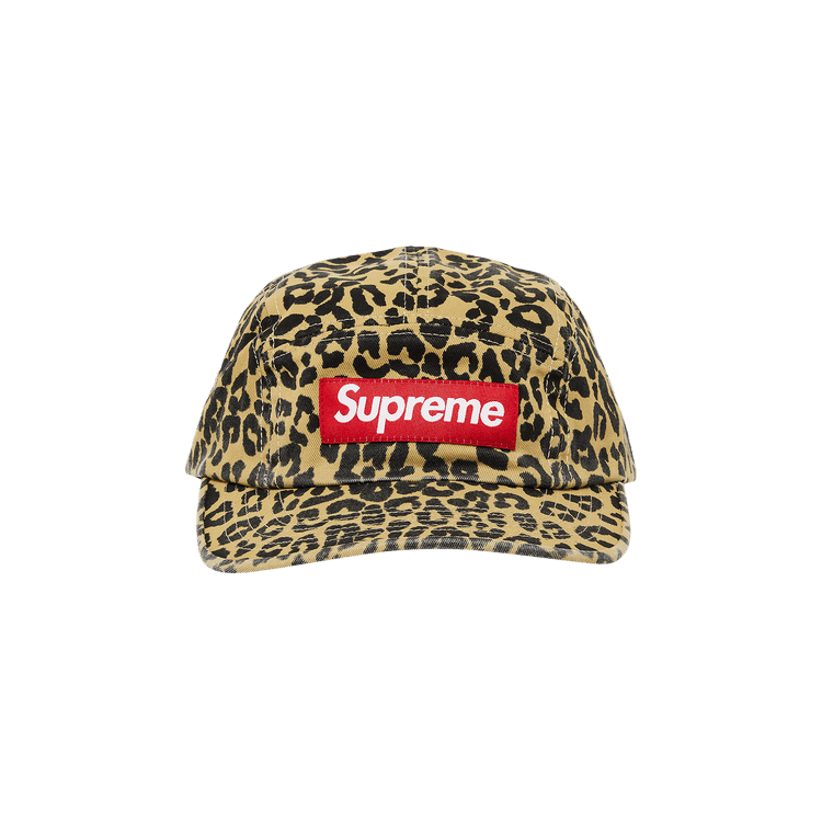 Supreme Washed Chino Twill Camp Cap 'Leopard' – FW23H61