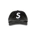 Supreme Pigment Print S Logo 6-Panel 'Black' – FW23H108