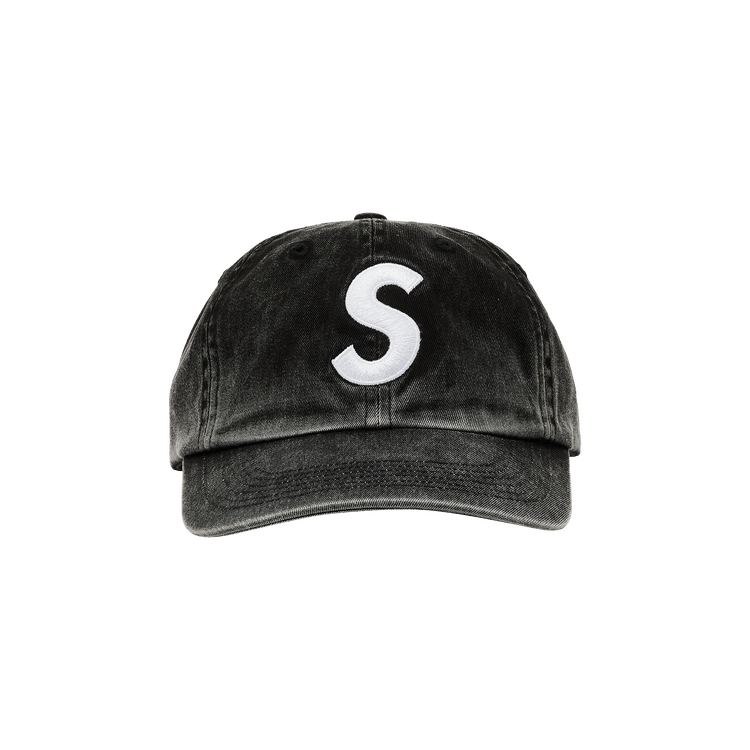 Supreme Pigment Print S Logo 6-Panel 'Black' – FW23H108
