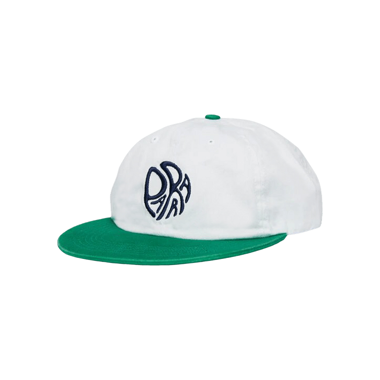 Parra Circle Tweak Logo 6 Panel Hat 'Off White/Green'