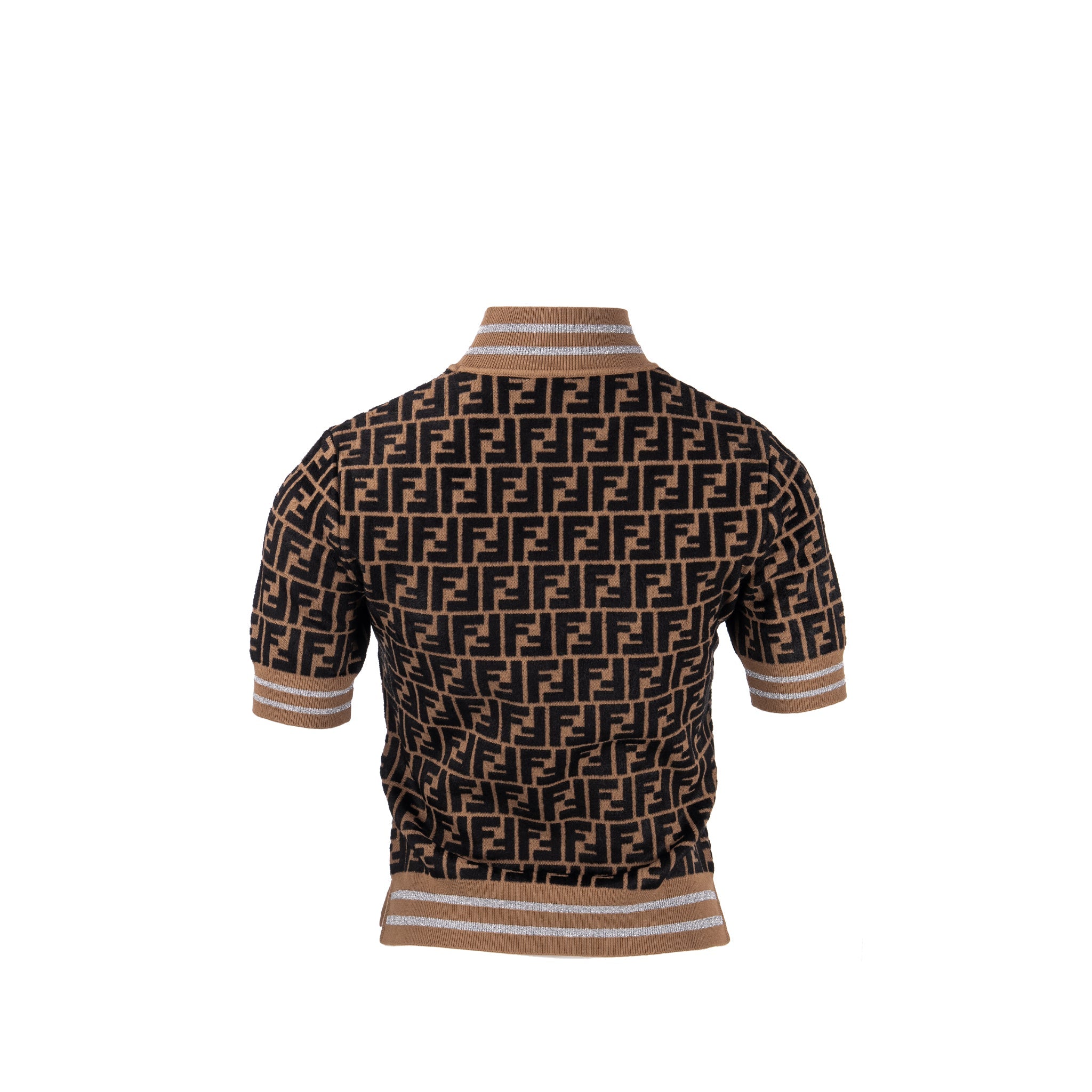 fendi-size-38-ff-knit-top-viscose-polyester-brown-black