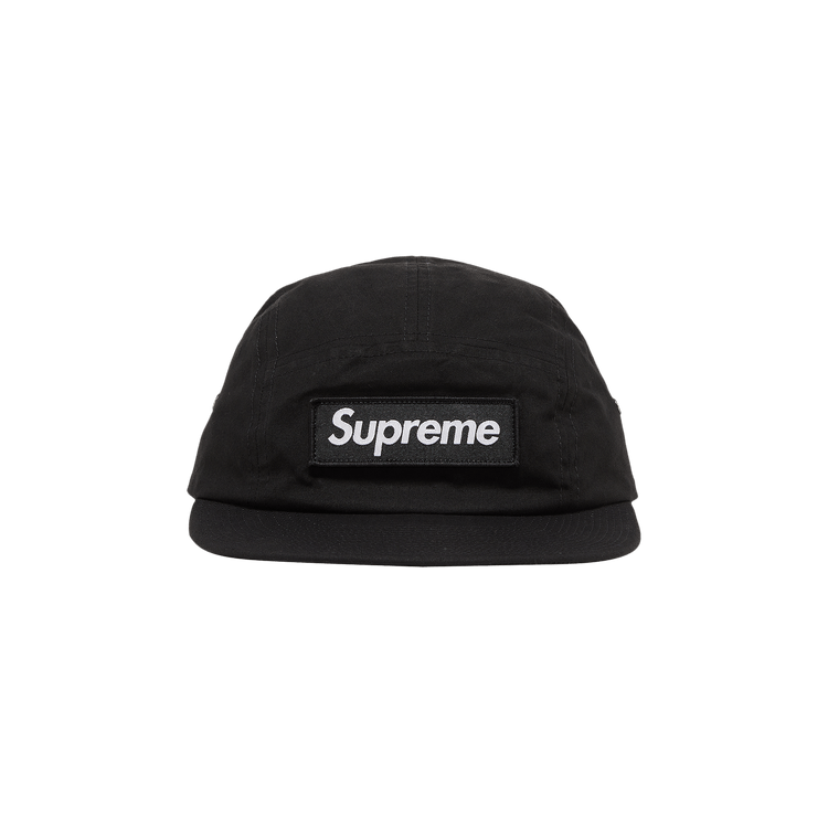Supreme Waxed Cotton Camp Cap 'Black' – FW23H26
