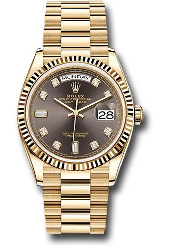 rolex-yellow-gold-day-date-36-watch-fluted-bezel-dark-grey-diamond-dial-president-bracelet-128238-dkgdp