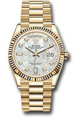 rolex-yellow-gold-day-date-36-watch-fluted-bezel-mother-of-pearl-diamond-dial-president-bracelet-128238-mdp
