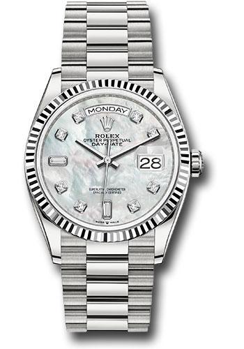 rolex-white-gold-day-date-36-watch-fluted-bezel-mother-of-pearl-diamond-dial-president-bracelet-128239-mdp