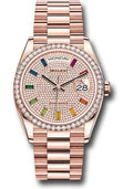 rolex-everose-gold-day-date-36-watch-diamond-bezel-diamond-paved-rainbow-sapphire-dial-president-bracelet-128345rbr-dprsp