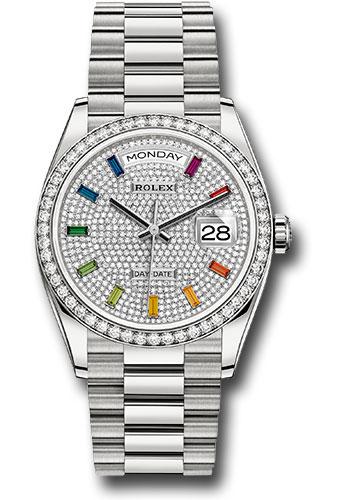 rolex-white-gold-day-date-36-watch-diamond-bezel-diamond-paved-rainbow-sapphire-dial-president-bracelet-128349rbr-dprsp