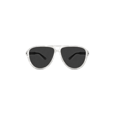 Amiri Aviator Logo Sunglasses — White – XA41764AC Whit