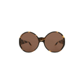 Gucci Round Frame Sunglasses — Brown