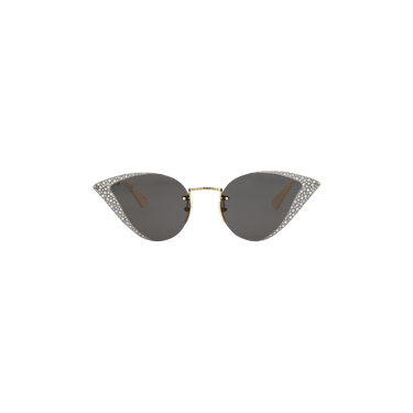 Gucci Cat Eye Sunglasses — Grey – Gold GG0898S 30010504 001