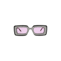 Gucci Rectangular Frame Sunglasses — Black – Pink GG0974S 30011155