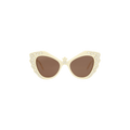 Gucci Cat Eye Sunglasses — Cream – Brown GG1095S 30012868 002