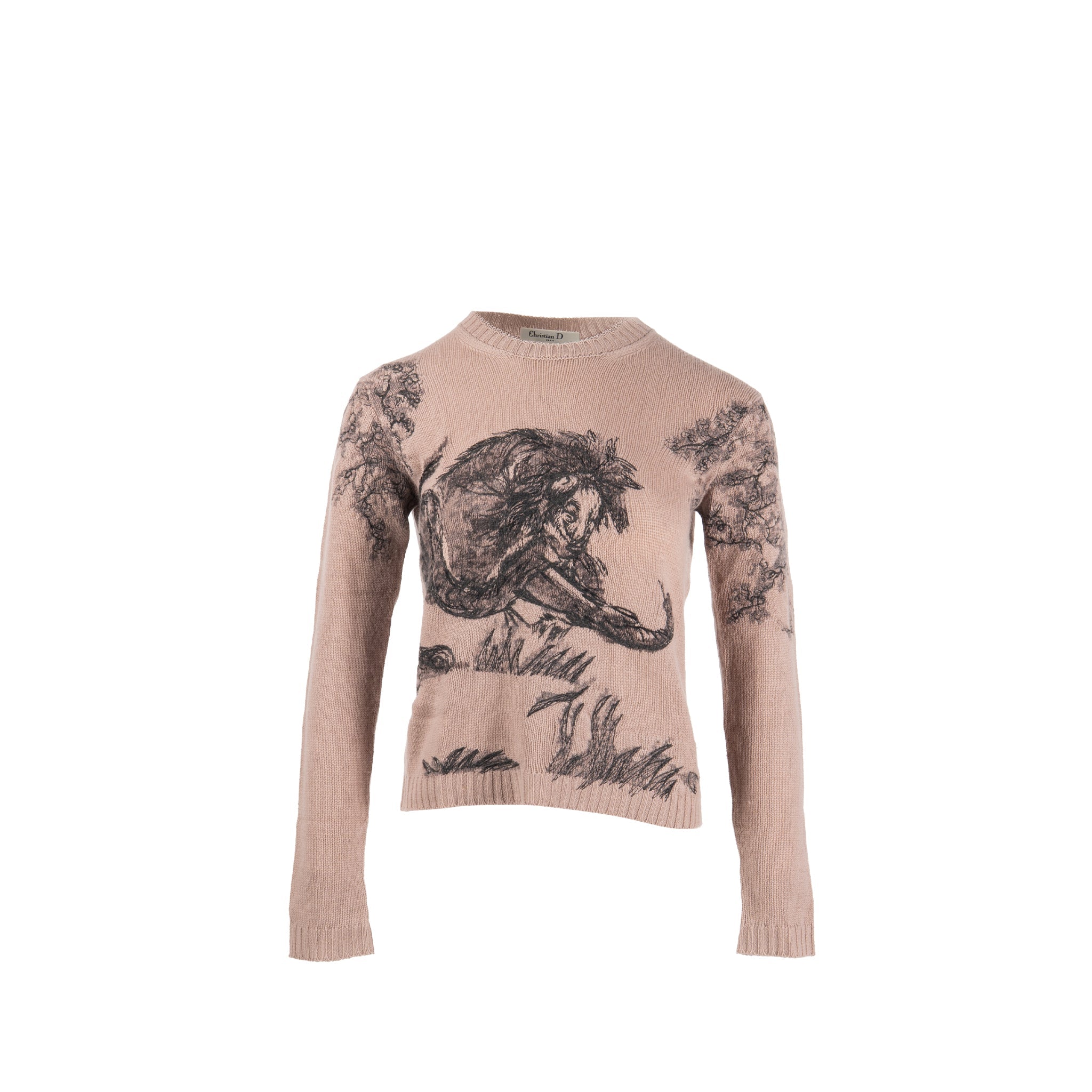 dior-size-fr-36-graphic-print-sweater-cashmere-dark-pink-black-1