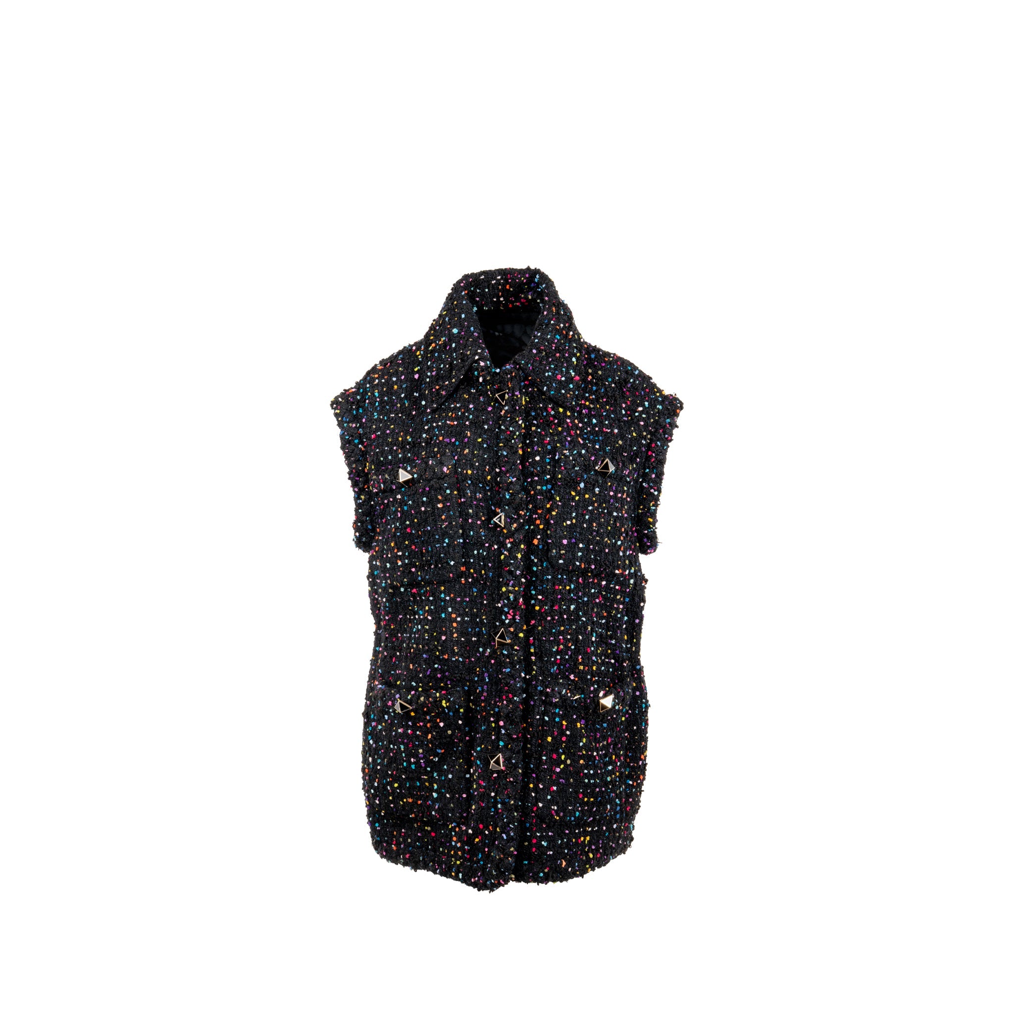 valentino-size-40-tweed-vest-viscose-polyamide-black-multicolour