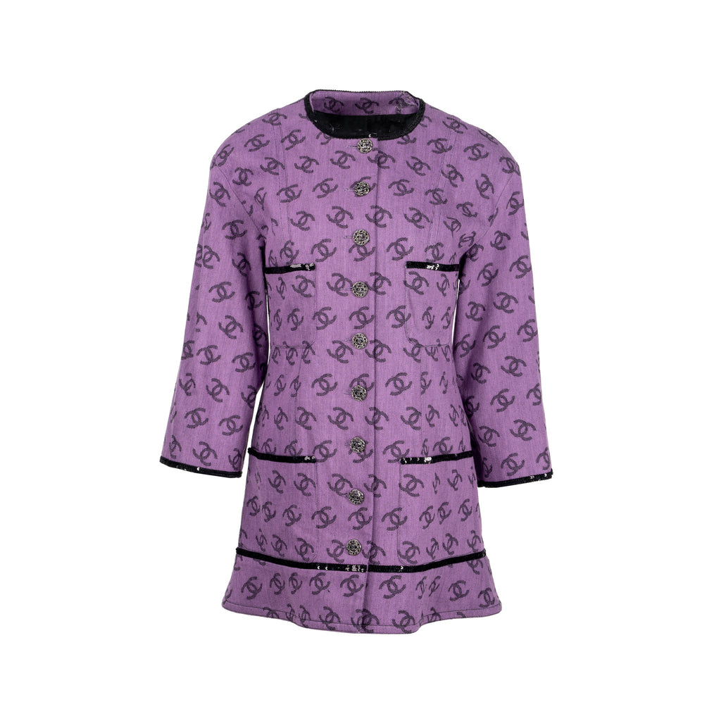 chanel-size-38-22s-cc-logo-jacket-purple-black