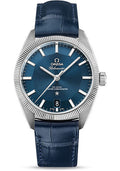 omega-constellation-globemaster-co-axial-master-chronometer-watch-39-mm-steel-case-fluted-bezel-blue-dial-blue-leather-strap-130-33-39-21-03-001