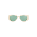 Casablanca Memphis Sunglasses — Cream