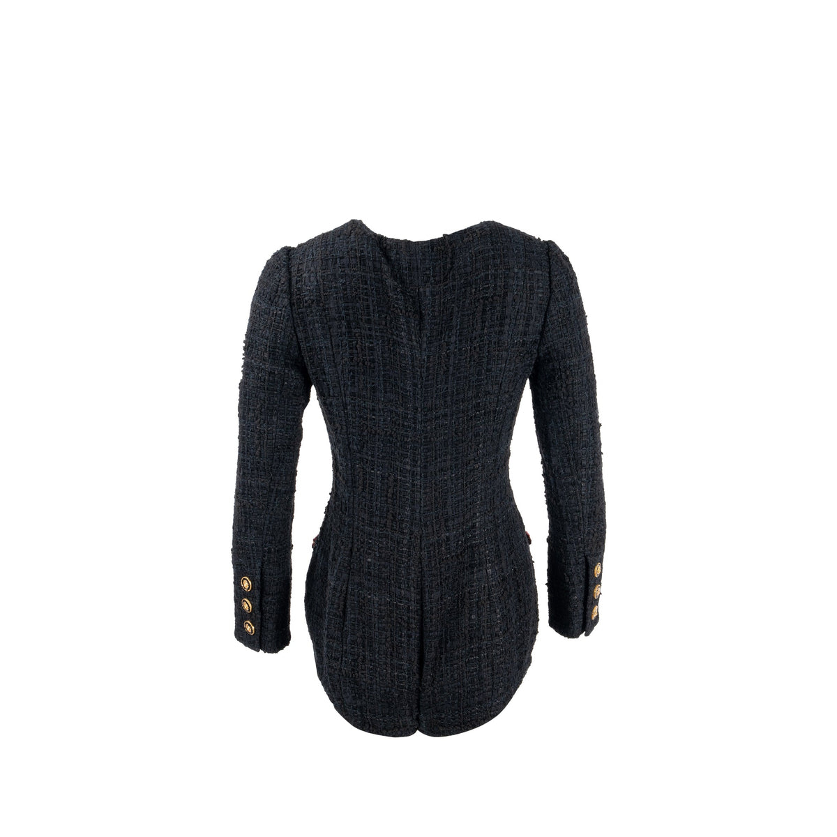 chanel-21a-size-34-jumpsuit-jacket-tweed-black-burgundy-gold