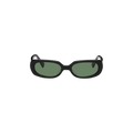 Undercover Oval Sunglasses — Black