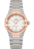 omega-constellation-manhattan-co-axial-master-chronometer-watch-29-mm-steel-and-sedna-gold-case-crystal-white-silvery-dial-131-20-29-20-02-001