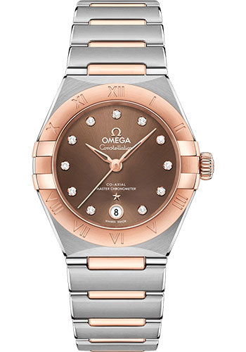 omega-constellation-manhattan-co-axial-master-chronometer-watch-29-mm-steel-and-sedna-gold-case-brown-diamond-dial-131-20-29-20-63-001