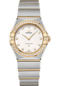 omega-constellation-manhattan-quartz-watch-28-mm-steel-and-yellow-gold-case-diamond-paved-bezel-crystal-white-silvery-diamond-dial-131-25-28-60-52-002