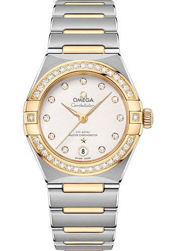 omega-constellation-manhattan-co-axial-master-chronometer-watch-29-mm-steel-and-yellow-gold-case-diamond-paved-bezel-crystal-white-slivery-diamond-dial-131-25-29-20-52-002