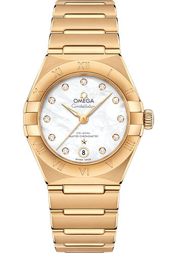omega-constellation-manhattan-co-axial-master-chronometer-watch-29-mm-yellow-gold-case-mother-of-pearl-diamond-dial-131-50-29-20-55-002