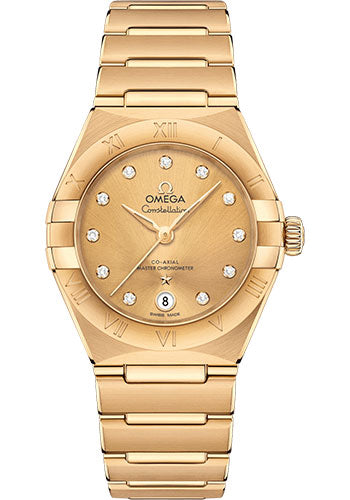 omega-constellation-manhattan-co-axial-master-chronometer-watch-29-mm-yellow-gold-case-champagne-diamond-dial-131-50-29-20-58-001