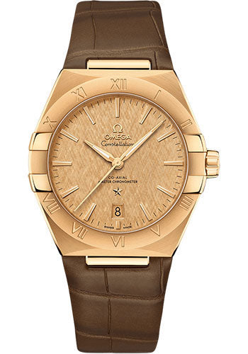 omega-constellation-omega-co-axial-master-chronometer-39-mm-yellow-gold-case-champagne-dial-brown-leather-strap-131-53-39-20-08-001