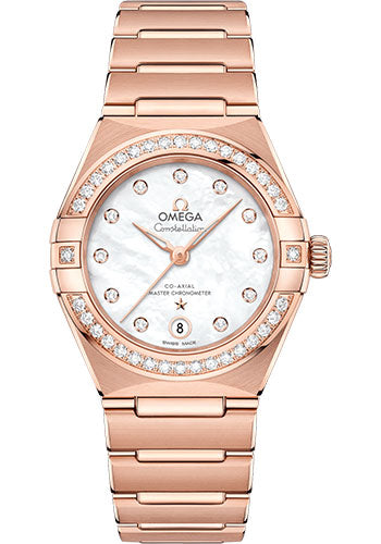 omega-constellation-manhattan-co-axial-master-chronometer-watch-29-mm-sedna-gold-case-diamond-paved-bezel-mother-of-pearl-diamond-dial-131-55-29-20-55-001