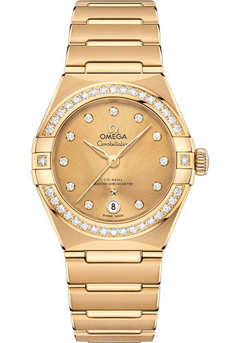 omega-constellation-manhattan-co-axial-master-chronometer-watch-29-mm-yellow-gold-case-diamond-paved-bezel-champagne-diamond-dial-131-55-29-20-58-001