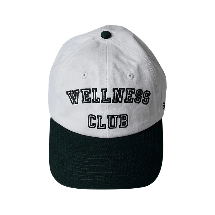 Sporty & Rich Logo Embroidered Baseball Cap 'Forest Green/White'