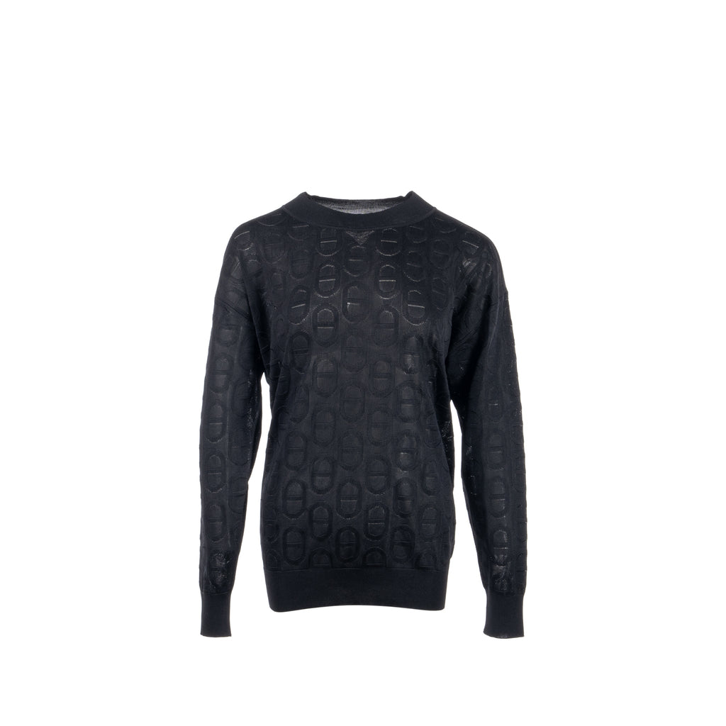 hermes-size-34-farandole-print-knitwear-silk-black