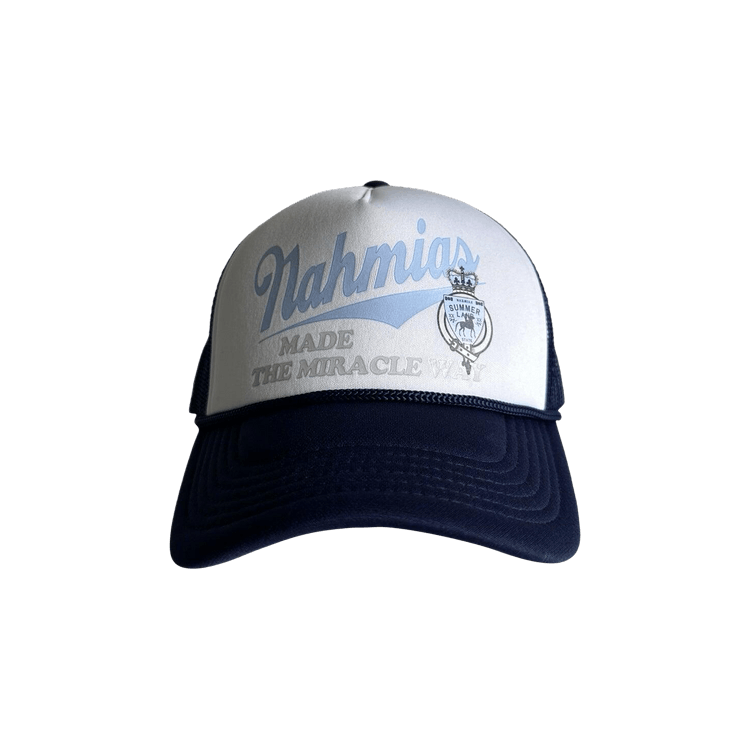Nahmias Miracle Way Trucker Hat 'Navy' – FO01