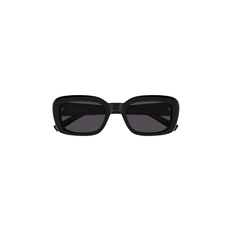 Saint Laurent Sunglasses — Black – Shiny Solid SL M130 001 53