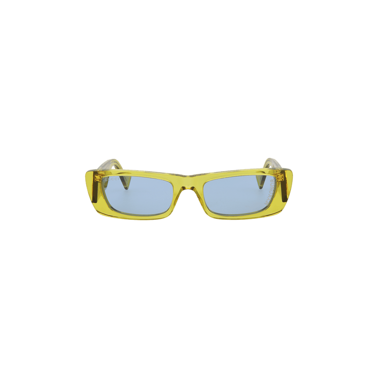 Gucci Rectangular Sunglasses — Yellow