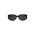 Alexander McQueen Oval Sunglasses — Black