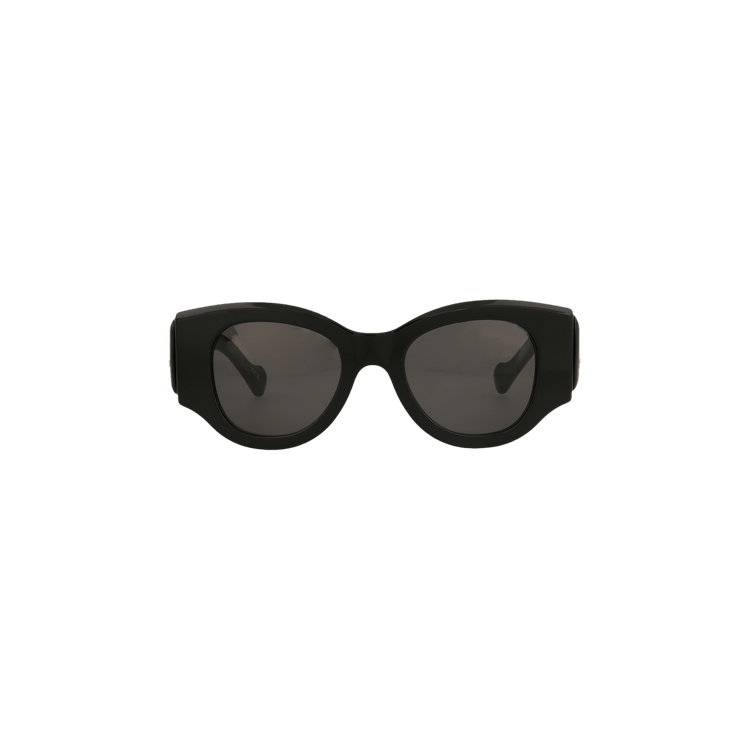 Balenciaga Round Sunglasses — Black
