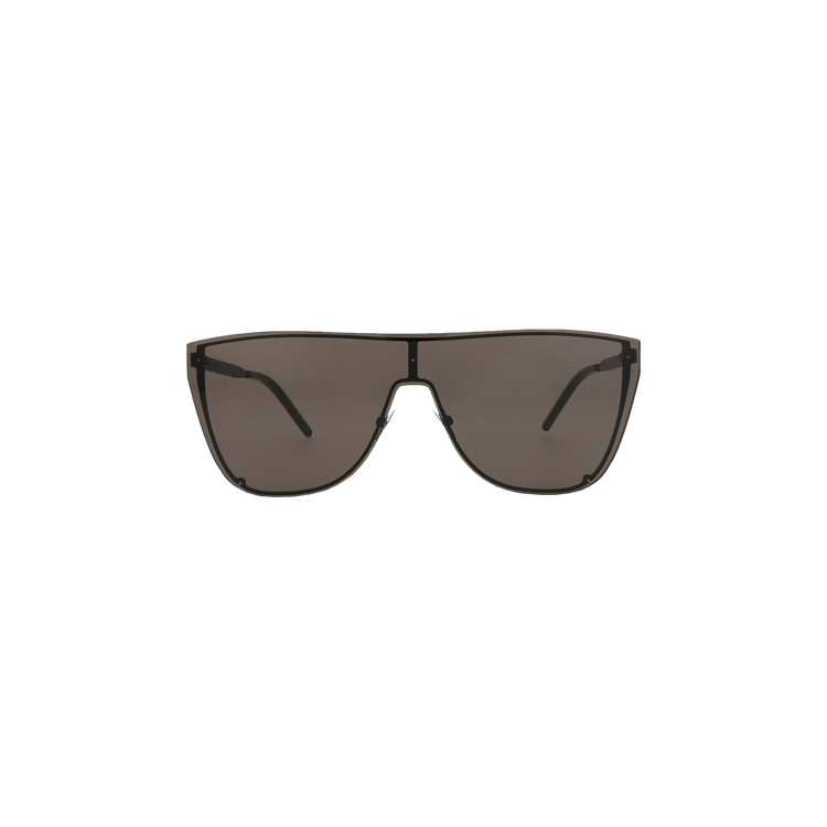 Saint Laurent Shield Sunglasses — Black