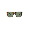 Saint Laurent Rectangular Sunglasses — Brown – Havana Green 556 002