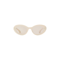 Sporty & Rich Frame N.05 Sunglasses — Cream – Gold