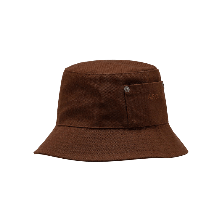 A.P.C. 5 Borough Snapback 'Chocolate'