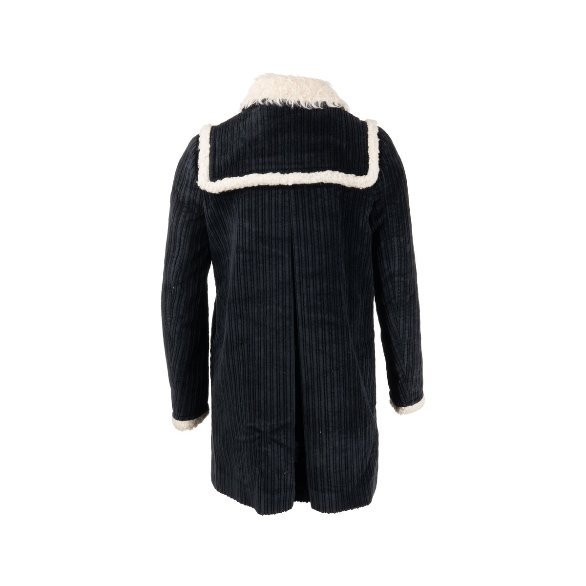 miu-miu-size-40-faux-shearling-trimmed-corduroy-coat-cotton-black-white
